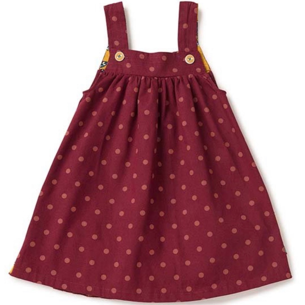 🎉Host Pick🎉 Matilda Jane Burgundy Polka Dot Class Act Jumper back to school Sz 4